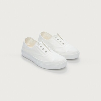 The White Company Victoria Inglis Canvas Flatform Trainers ShopStyle
