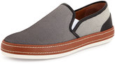 Thumbnail for your product : Donald J Pliner Men's Gavino Dégradé Mesh Slip-On Sneaker, Gray