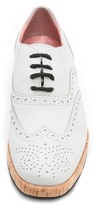 Thumbnail for your product : Studio Pollini Cork Wedge Oxfords