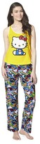 Thumbnail for your product : Hello Kitty Racerback Tank and Woven Pant PJ Set