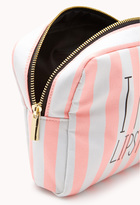 Thumbnail for your product : Forever 21 I Need Lipstick Midsize Cosmetic Bag