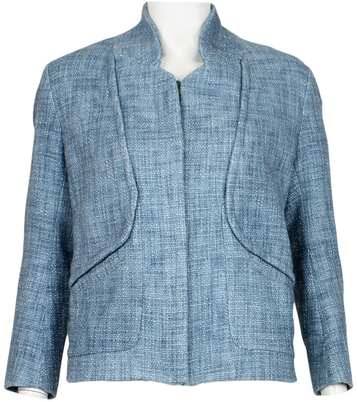 maje blue jacket