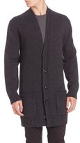 Thumbnail for your product : Vince Wool-Blend Long Cardigan Coat