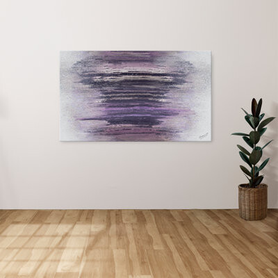 Wrought Studio Purple Woods - Wrapped Canvas Painting Print