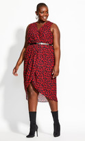 Thumbnail for your product : City Chic Red Leopard Dress - red