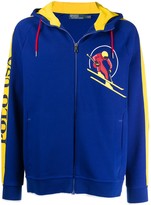 Thumbnail for your product : Polo Ralph Lauren Contrast Stripe Zip Hoodie