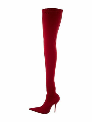 Balenciaga Spandex Knife Sock Boots Red - ShopStyle Women's Fashion