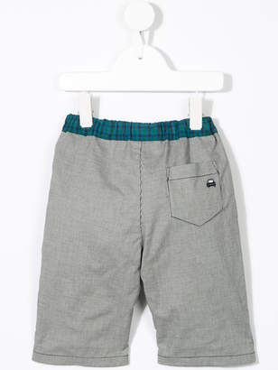 Familiar micro printed shorts