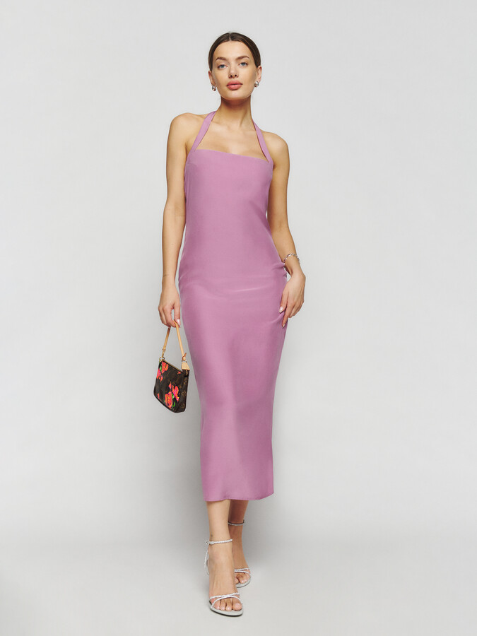 Jason Wu Collection Sleeveless Ruched Jersey Dress in Plum