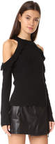 Thumbnail for your product : Line & Dot Beau Cold Shoulder Sweater