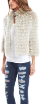 Thumbnail for your product : Yigal Azrouel Platinum Raccoon Jacket