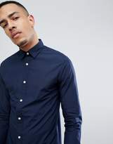 Thumbnail for your product : Selected Slim Contrast Button Shirt