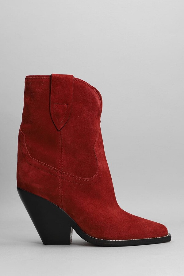 Isabel Marant Red Women's Boots | ShopStyle