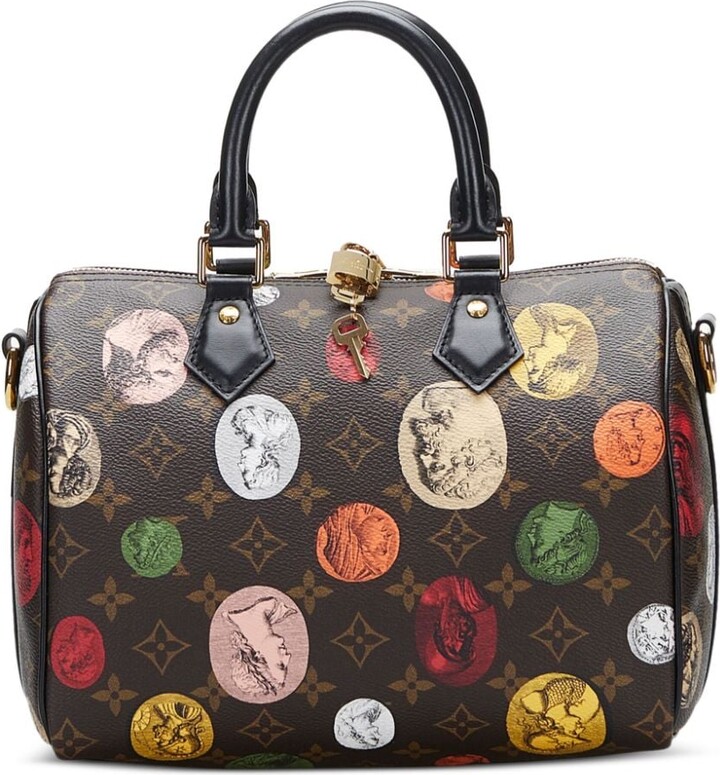 Louis Vuitton x Fornasetti pre-owned Speedy 25 Bandouliere two-way