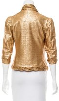 Thumbnail for your product : David Szeto Textured Open Front Jacket
