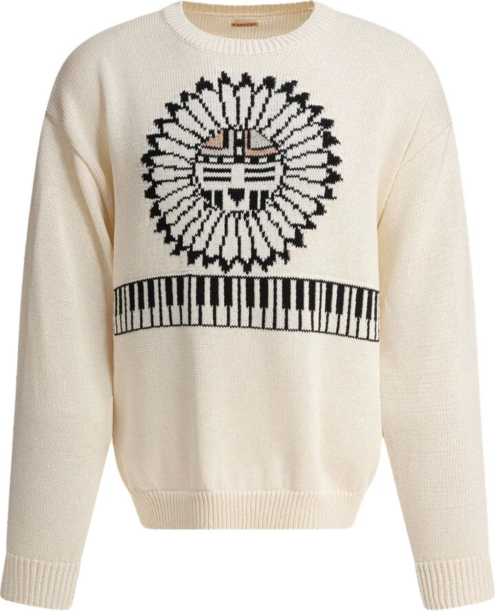 KAPITAL Intarsia-Knit Sweater