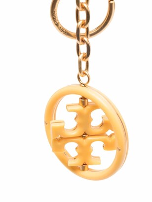 Tory Burch Logo-Charm Keychain