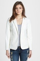Thumbnail for your product : Vince Camuto Stretch Cotton One-Button Blazer (Regular & Petite)