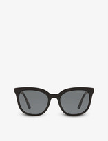 Thumbnail for your product : Prada PR03XS rectangular-frame acetate sunglasses