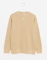 Thumbnail for your product : adidas Essentials sweatshirt in beige