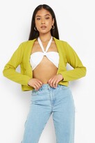 Thumbnail for your product : boohoo Petite Cropped Blazer