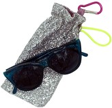 Thumbnail for your product : Stranger Than Them Edna Clip On Silver Glitter Glasses Case