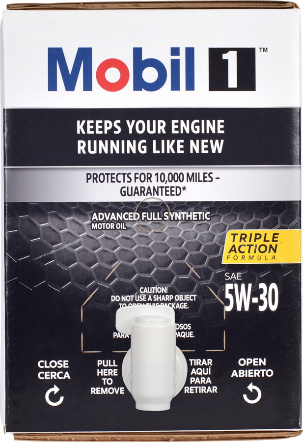 Mobil 1 Advanced Full Synthetic Motor Oil 5W-30, 12 Quart