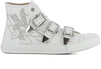 Chloé White Leather Sneakers