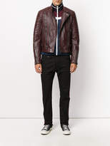 Thumbnail for your product : Diesel Black Gold zip up cropped jacket