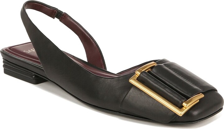Tracy Leather Slingback Flat