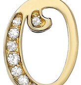 Thumbnail for your product : Mini Mini Jewels Diamond Number Pendant