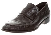 Thumbnail for your product : Ferragamo Crocodile Penny Loafers