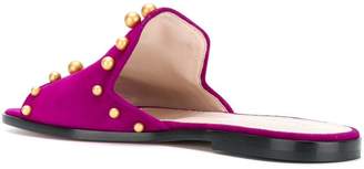 Pollini bead embellished slippers