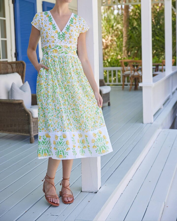 Bella Tu Tulip Dress In White