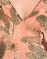 Thumbnail for your product : Hanson Adriana Degreas Toucan Silk Georgette Kaftan