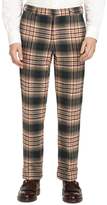 Thumbnail for your product : Brooks Brothers Green Plaid Belt Loop Trousers