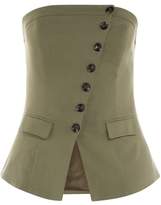 Thumbnail for your product : City Chic Button Front Strapless Corset Top