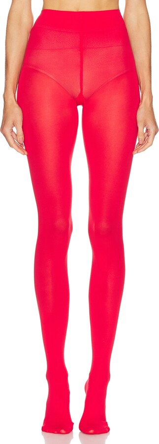 Swedish Stockings Olivia Premium Tights in Red