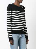 Thumbnail for your product : Saint Laurent striped sailor jumper