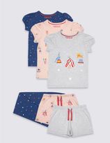 Thumbnail for your product : Marks and Spencer 3 Pack Circus Pyjamas (9 Mths - 8 Yrs)