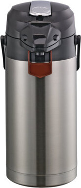 Service Ideas Signa-Air Stainless Steel Vacuum Insulated Airpot with Lever Lid