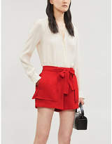 Thumbnail for your product : Ted Baker Mitty high-waisted cotton shorts