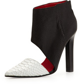 Thumbnail for your product : Jeffrey Campbell Barnes Snake-Print Cutout Bootie (Stylist Pick!)