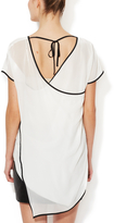 Thumbnail for your product : Gold Hawk Silk Wrap Back Top