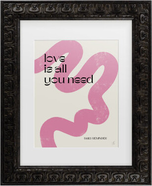 Trademark Fine Art Anne-Marie Volfova Love Is All You Need Matted Framed Art