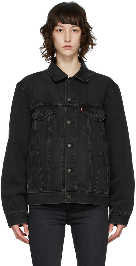 Levis Black Trucker Jacket | Shop the world's largest collection of fashion  | ShopStyle