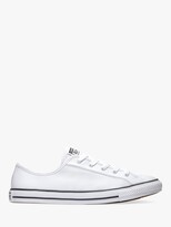 Womens White Leather Converse | Shop the world's largest collection of  fashion | ShopStyle UK