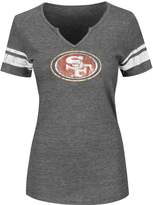Majestic Go For Two Jersey Top - San Francisco 49ers Heather