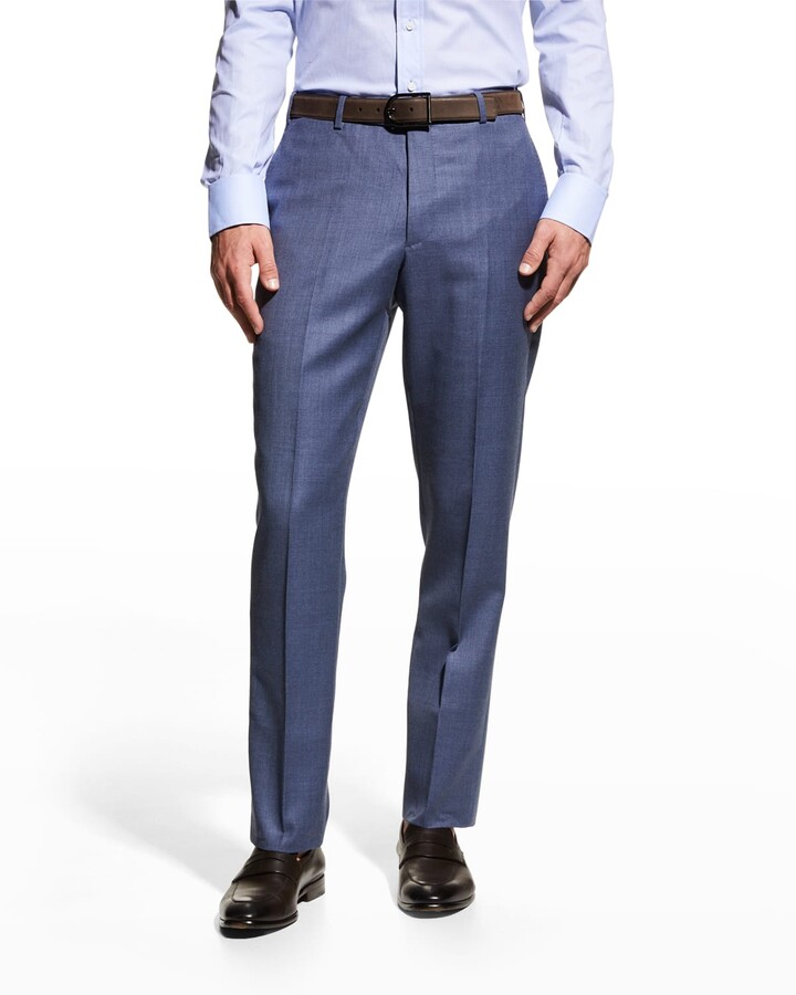 Sid Mashburn Men's Wool Dress Trousers ShopStyle