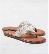 Thumbnail for your product : American Eagle Macrame Thong Sandal